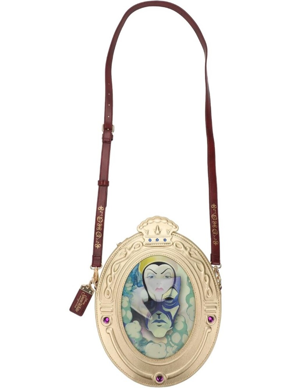 3D Crossbody Novelty Bag - Snow White Magic Mirror Design, Cute & Fun Accessory